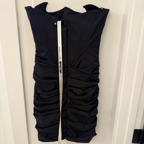 NWT Mistress Rocks BLACK STRAPLESS CORSET MINI DRESS Size S “Tall” Length - Picture 7 of 9